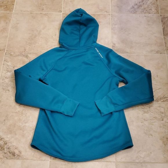 Women's Under Armour UA Storm teal hooded sweatshirt - Picture 7 of 8